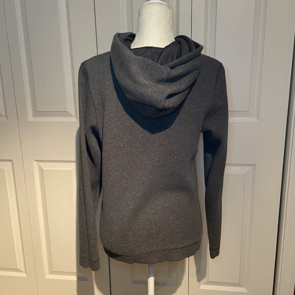 Under Armour Womens Sweatshirt Semi-Fitted Hoodie Size Medium Gray All Seasons - Picture 2 of 5